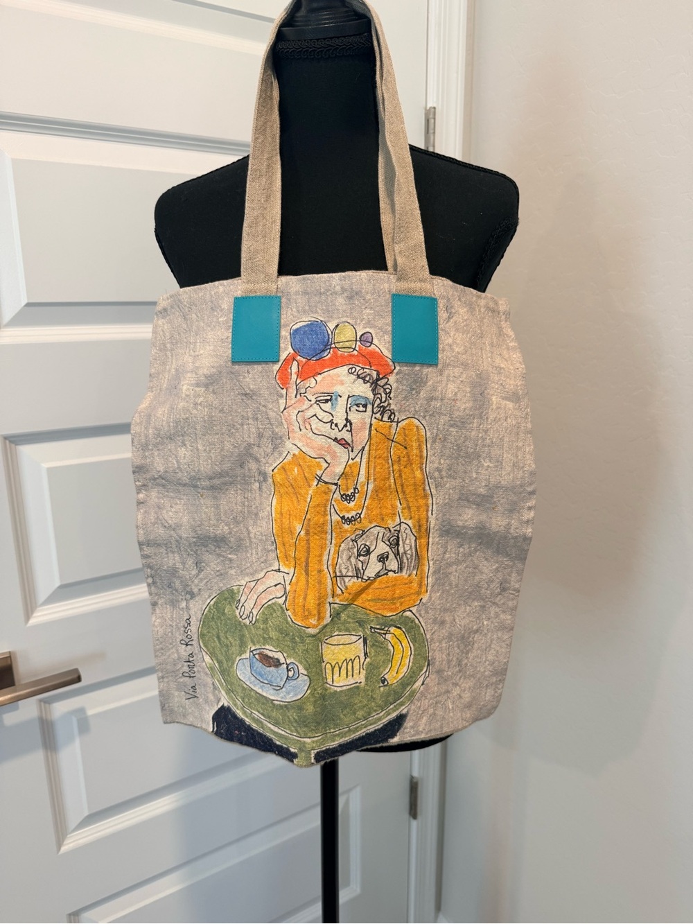 Gucci Garden Florence Exclusive Isabella Cotier Gianna Linen Tote Bag Pristine